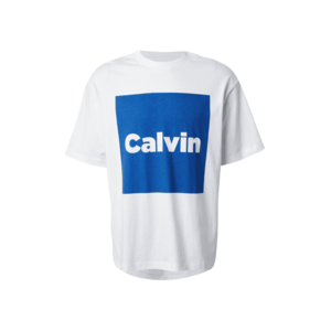 Calvin Klein Jeans Póló királykék / fehér kép