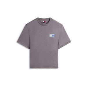 Tommy Jeans Póló '90S' királykék / sötétszürke / világoszöld / fehér kép