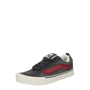 VANS Rövid szárú sportcipők 'Knu Skool' sötétszürke / sötétvörös / fehér kép