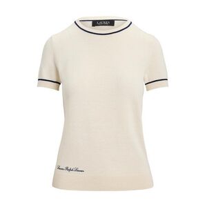 Lauren Ralph Lauren Pulóver bézs / tengerészkék kép
