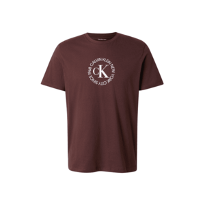 Calvin Klein Jeans Póló pasztellkék / csokoládé / fehér kép