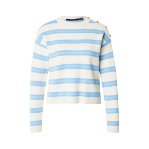 VERO MODA Pulóver 'VMGOLD' bézs / égkék kép