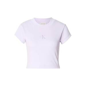 Calvin Klein Jeans Póló világoslila / fehér kép