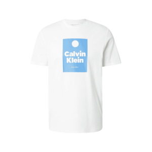 Calvin Klein Jeans Póló azúr / fehér kép