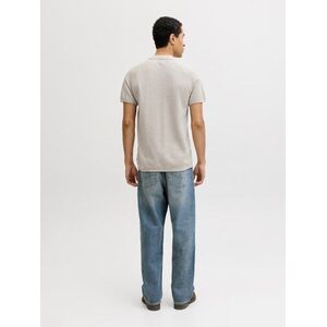 JACK & JONES Pulóver 'JJHILL' bézs / fehér kép