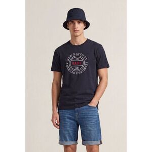 PÓLÓ GANT GRAPHIC SS TSHIRT BLACK kép
