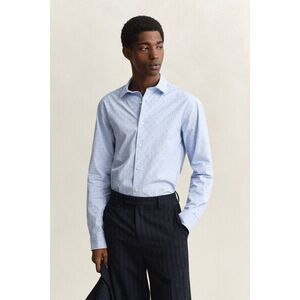 ING GANT REG FIL COUPE SHIRT LAVENDER BLUE kép