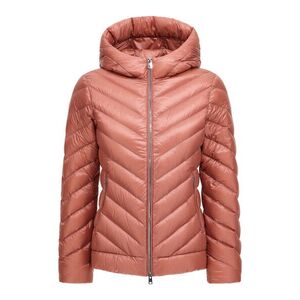Dzseki Woolrich Chevron Quilted Hooded Jacket Dry Rose kép