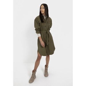 Ruha Camel Active Dress Dark Khaki Check kép