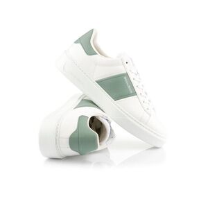 Sportcipő Woolrich Classic Court Man Calf - Grana White - Green kép