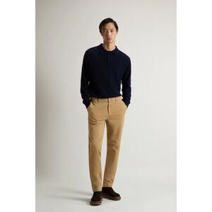Nadrág Woolrich Classic Chino Pant Gold Khaki kép
