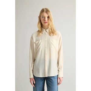 Ing Woolrich Washed Silk Shirt Milky Cream kép