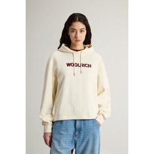 Melegítőfelső Woolrich Classic Fleece Hoodie White kép