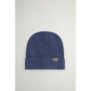 Sapka Woolrich Knitted Ribbed Beanie Bering Sea kép