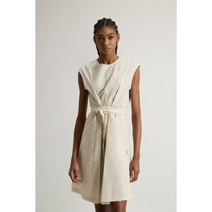 Ruha Woolrich Poplin Belted Dress Light Oak kép
