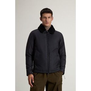 Dzseki Woolrich Lp Wool Silk Stag Jacket Graphite Melange kép
