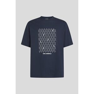 Póló Karl Lagerfeld Geometric Placement T-Shirt Peacoat kép