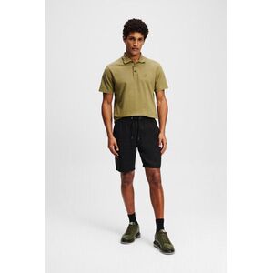 Rövidnadrág Karl Lagerfeld Kameo Logo Tencel Blend Shorts Black kép