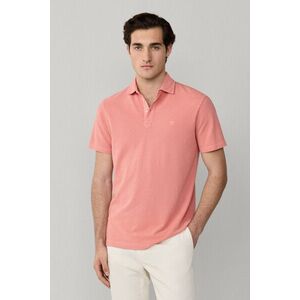 Póló Hackett London Gmd Pique Ss Dusty Rose Pink kép