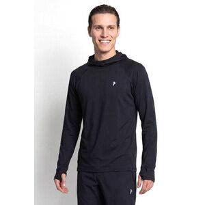 Póló Peak Performance M Repel Upf Hooded Ls Tee Black kép