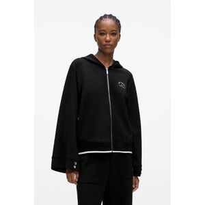 Melegítő Felső Karl Lagerfeld Rsg Zip Hoodie Black kép