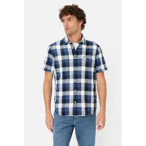 Ing Camel Active Shirts 1/2 Sleeves Indigo Blue kép