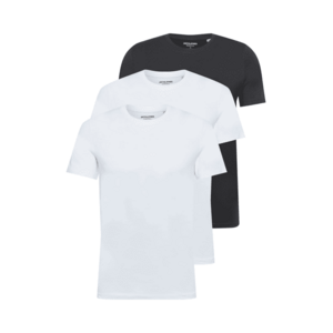 JACK & JONES Póló fekete / fehér kép