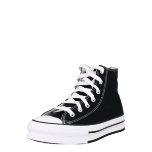 CONVERSE Rövid szárú sportcipők 'CHUCK TAYLOR ALL STAR EVA LIFT CANVAS PLATFORM' fekete / fehér kép