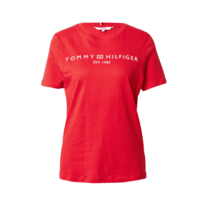 TOMMY HILFIGER Póló piros / fehér kép