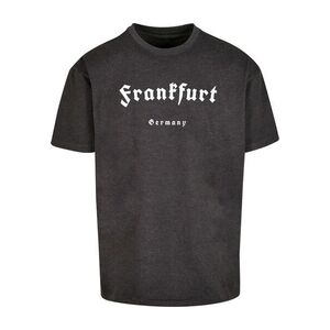 Merchcode Póló 'Frankfurt' sötétszürke / fehér kép