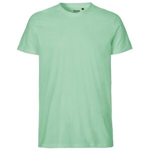 Neutral Férfi póló Fit organikus Fairtrade biopamutból - Dusty mint | L kép