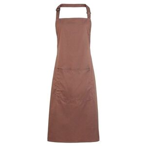Premier Workwear Kantáros konyhai kötény zsebbel - Mokka kép