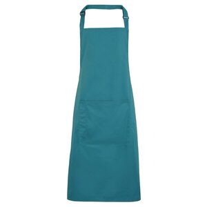 Premier Workwear Kantáros konyhai kötény zsebbel - Teal kép