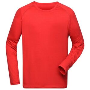 Daiber Férfi funkcionális, hosszú ujjú sportfelső JN522 - Élénk piros | 2XL kép