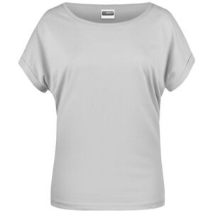 Daiber Női lezser biopamut póló 8005 - Enyhén szürke | 2XL kép