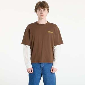Póló Dickies Payson 2-in-1 Tee Timber Brown M kép