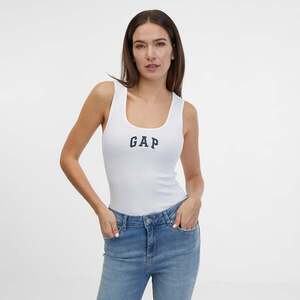GAP Boyfriend Logo Tank White V2 Global XS kép