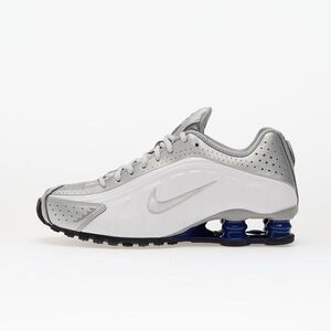 Sneakers Nike Shox R4 White/ White-Mtlc Silver-Deep Royal Blue-Black EUR 44.5 kép