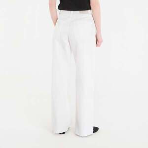Jeans Calvin Klein Jeans The Wide Leg Raw Hem Chalk White 25 kép