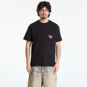 Póló Carhartt WIP S/S Longhand Pocket T-Shirt UNISEX Black/ White S kép