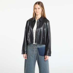 Dzseki Calvin Klein Jeans Leather Moto Jacket Black L kép