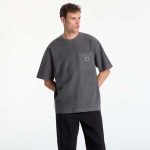 Póló Carhartt WIP S/S Loose Pocket T-Shirt UNISEX Black Garment Dyed XL kép
