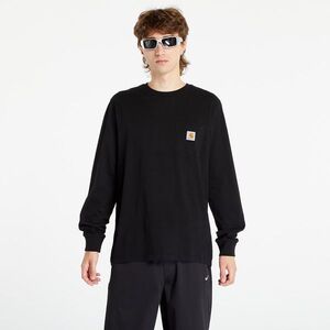 Póló Carhartt WIP Longsleeve Pocket T-Shirt UNISEX Black L kép