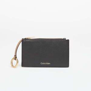 Tárca Calvin Klein Foil Logo Top Zip Cardcase Black Universal kép