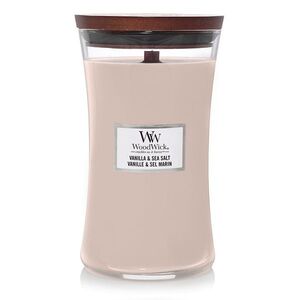 Woodwick Large Hourglass Candle Vanilla & Sea Salt Universal kép