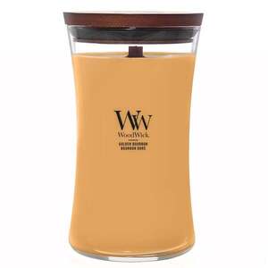 Woodwick Large Hourglass Candle Golden Bourbon Universal kép