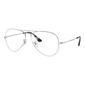 Ray-Ban Aviator Optics RX6489 2501 L (58) Ezüst Unisex Dioptriás szemüvegek kép