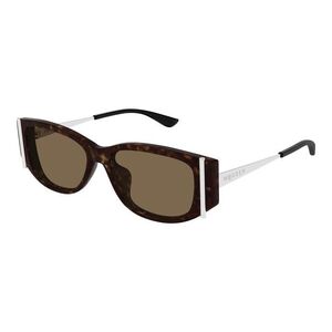 Alexander McQueen AM0494SA 002 ONE SIZE (55) Havana Férfi Napszemüvegek kép