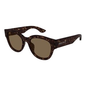 Alexander McQueen AM0509SA 002 ONE SIZE (55) Havana Férfi Napszemüvegek kép