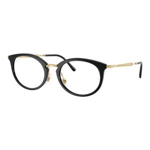 Ray-Ban RX7255 2000 L (53) Fekete Unisex Dioptriás szemüvegek kép